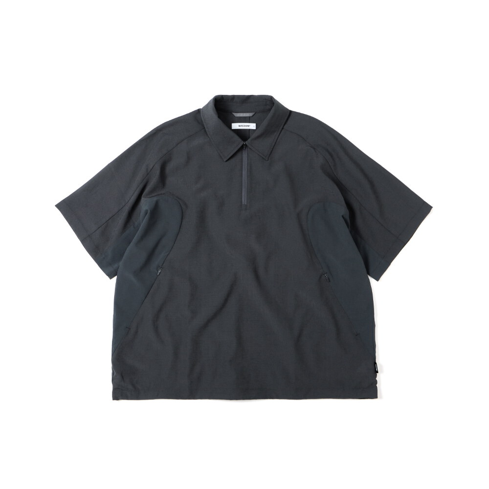 平織半開襟上衣 HALF ZIP POLO SHIRT