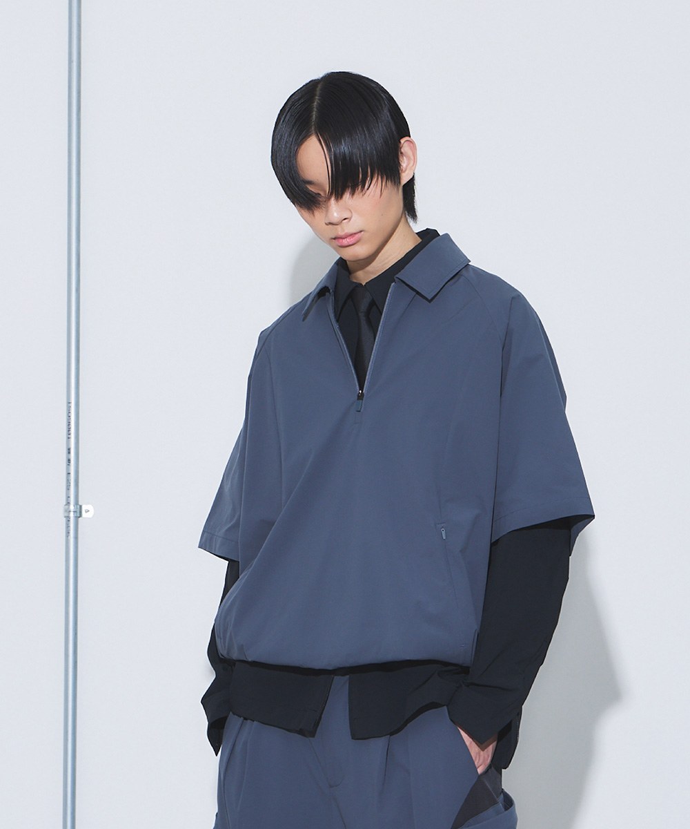 半拉鍊短袖 POLO 衫 WSDM HALF ZIP SS POLO SHIRT