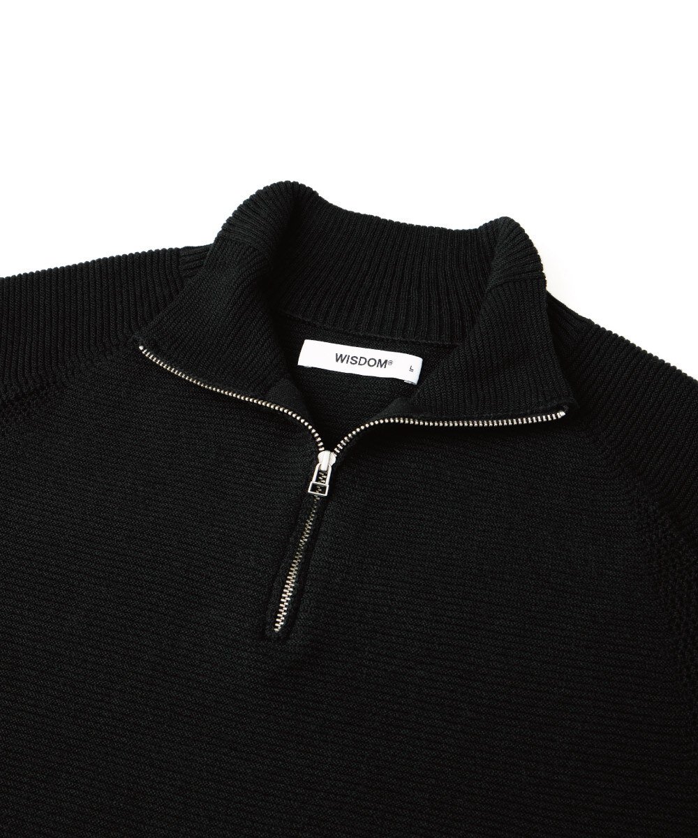 半開襟毛衣 LOGO SWEATER