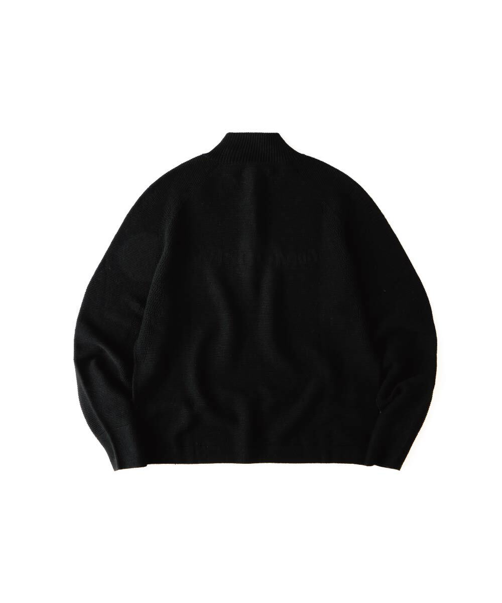 半開襟毛衣 LOGO SWEATER