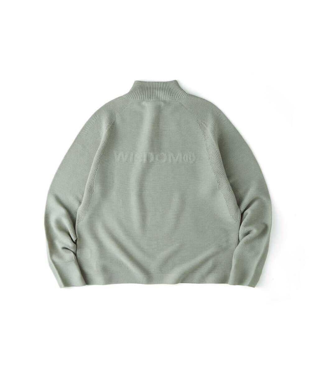 半開襟毛衣 LOGO SWEATER