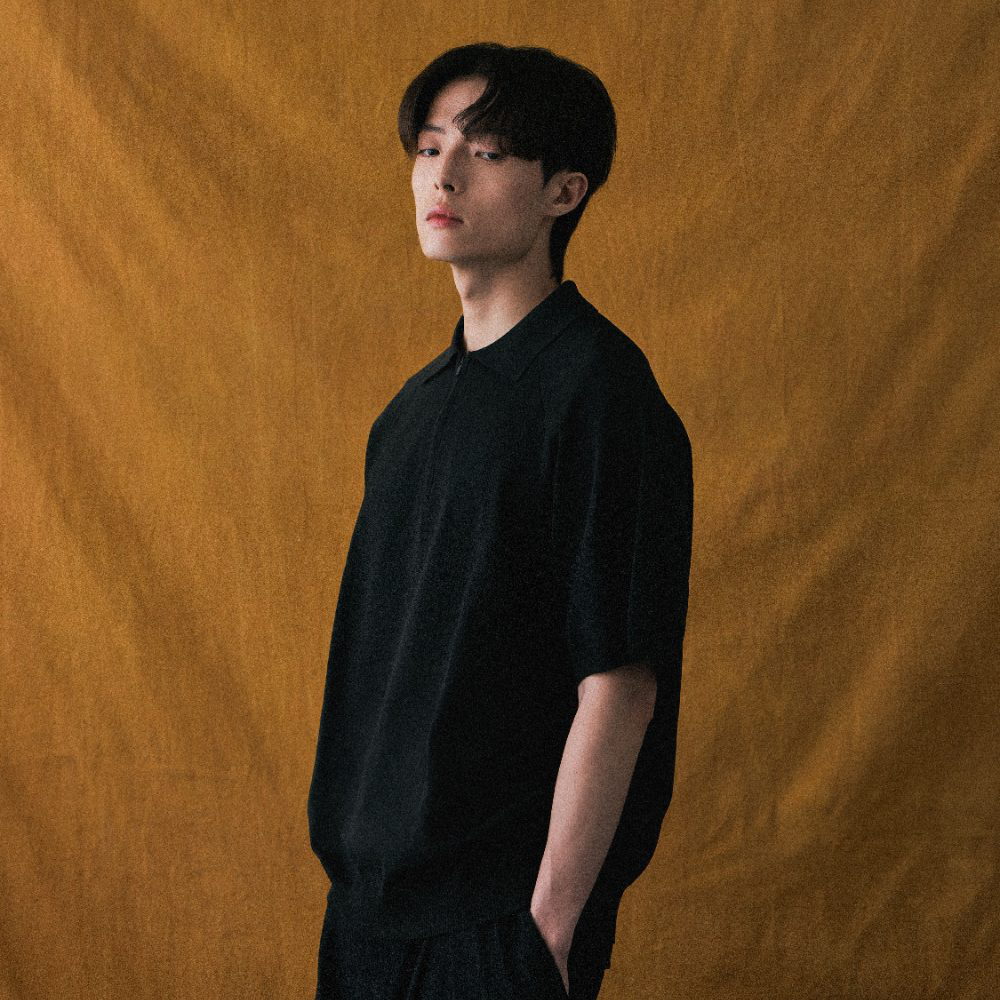 針織半開襟上衣 WISDOM HALF ZIP KNIT POLO SHIRT