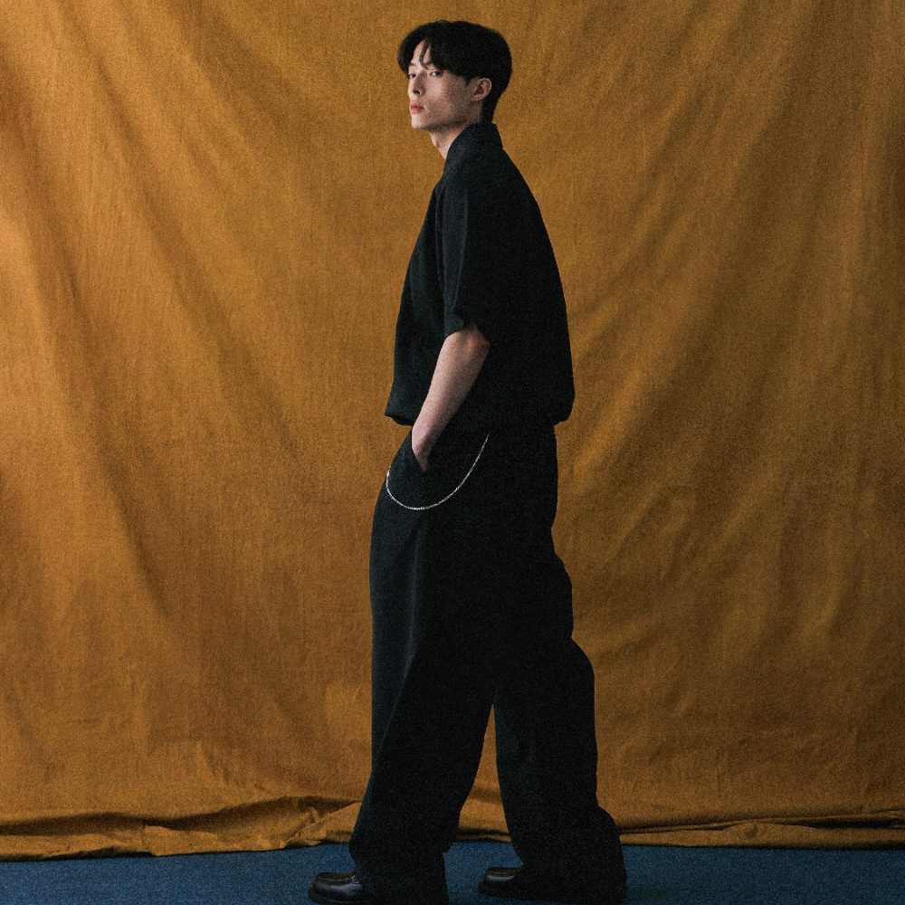 針織半開襟上衣 WISDOM HALF ZIP KNIT POLO SHIRT