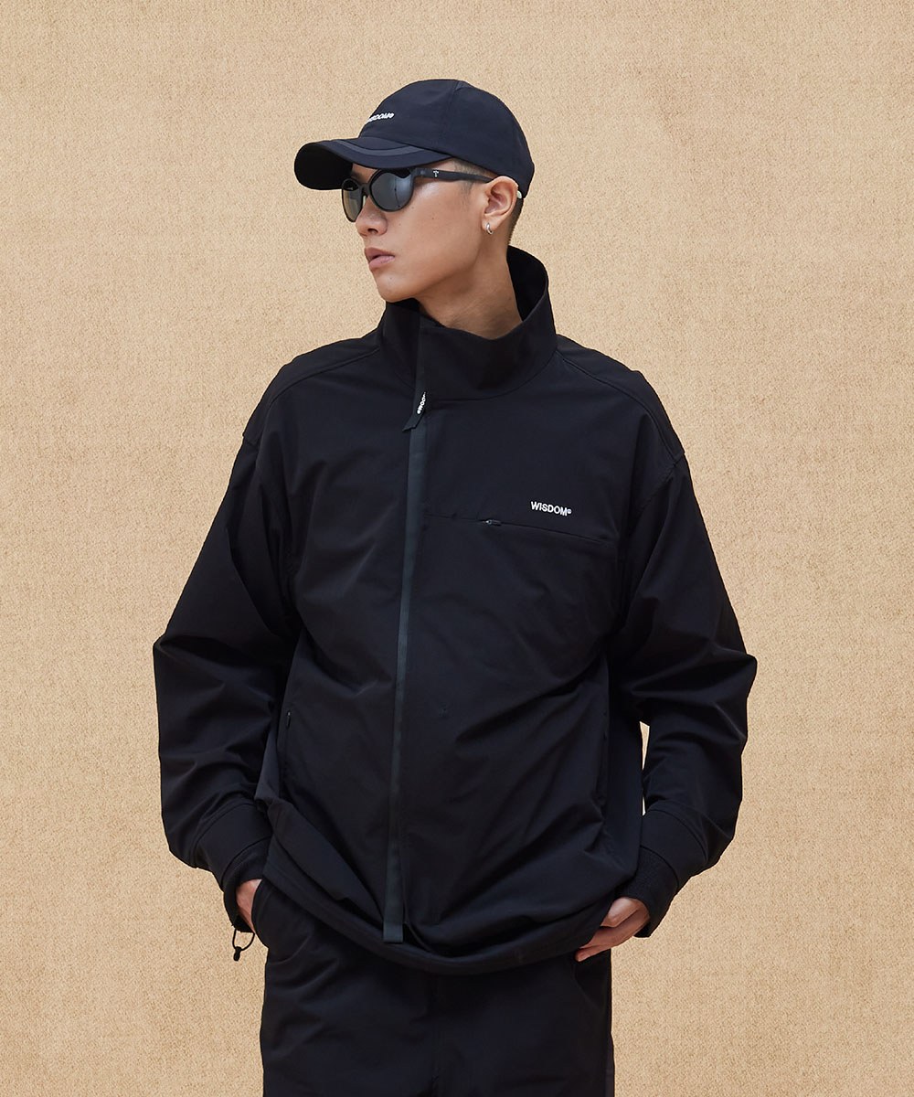 類襯衫式風衣夾克 BLOCKING RIDER JACKET