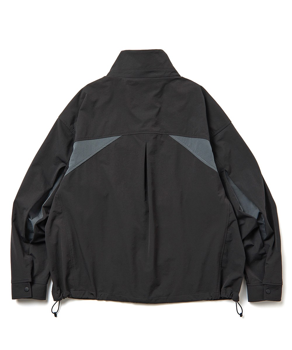 類襯衫式風衣夾克 BLOCKING RIDER JACKET