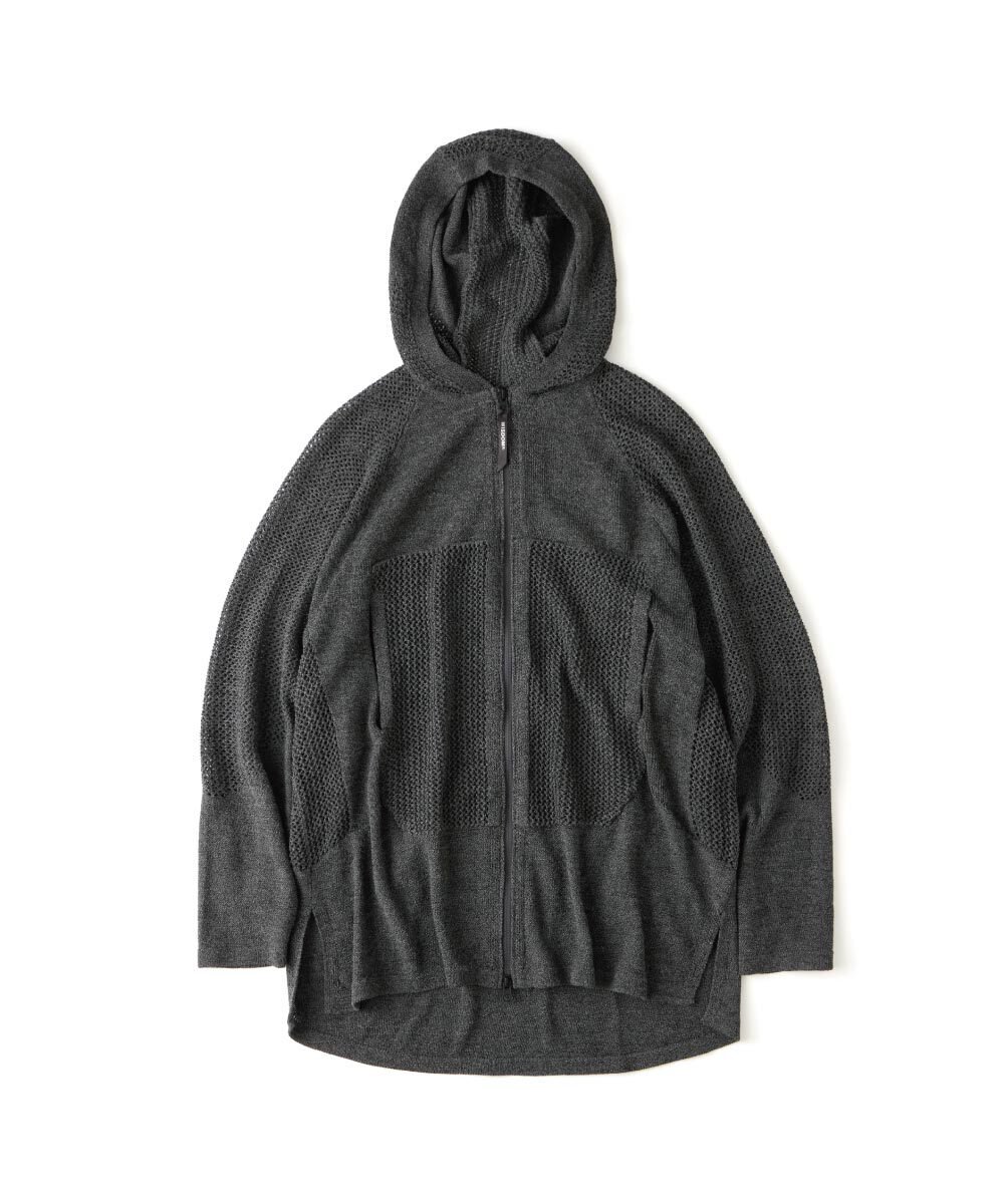 WISDOM 連帽針織外套 ZIP UP SWEATER HOODIE