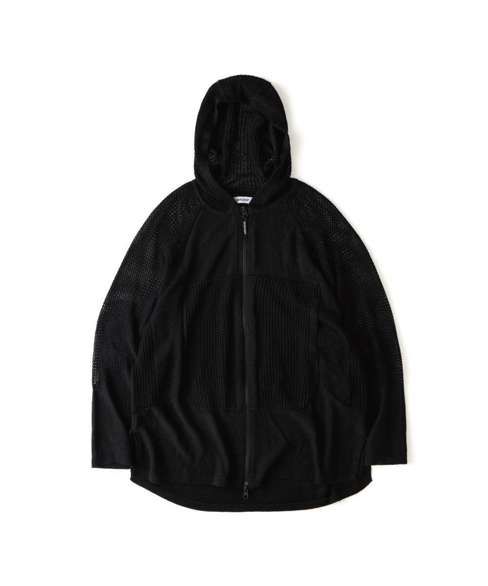 WISDOM 連帽針織外套 ZIP UP SWEATER HOODIE