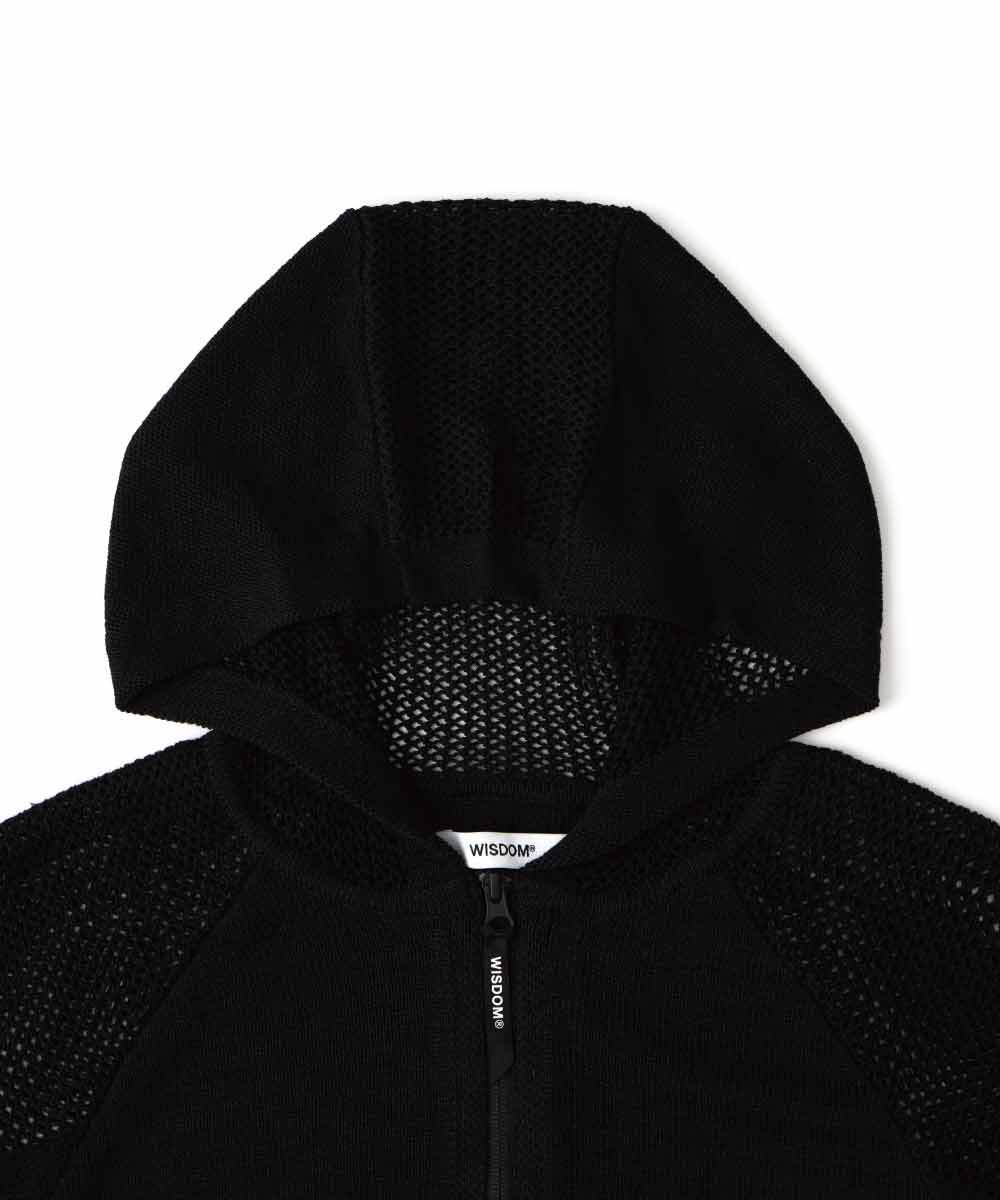 WISDOM 連帽針織外套 ZIP UP SWEATER HOODIE