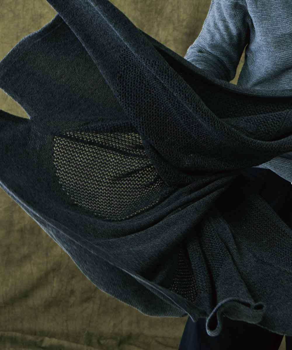 WISDOM 連帽針織外套 ZIP UP SWEATER HOODIE