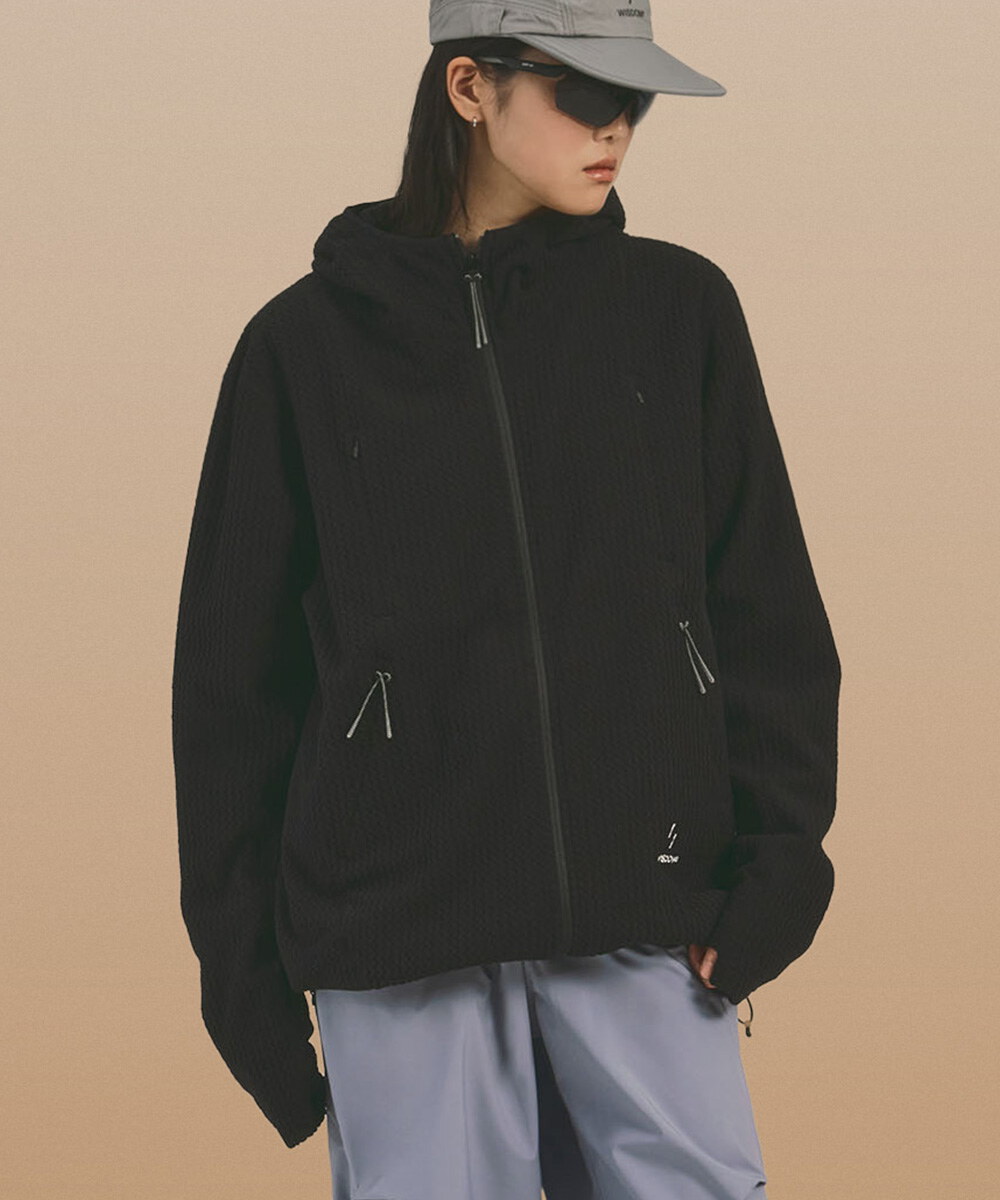 WISDOM X WELTER EXPERIMENT 聯名刷毛連帽外套 Fleece Hoodie Zip-up