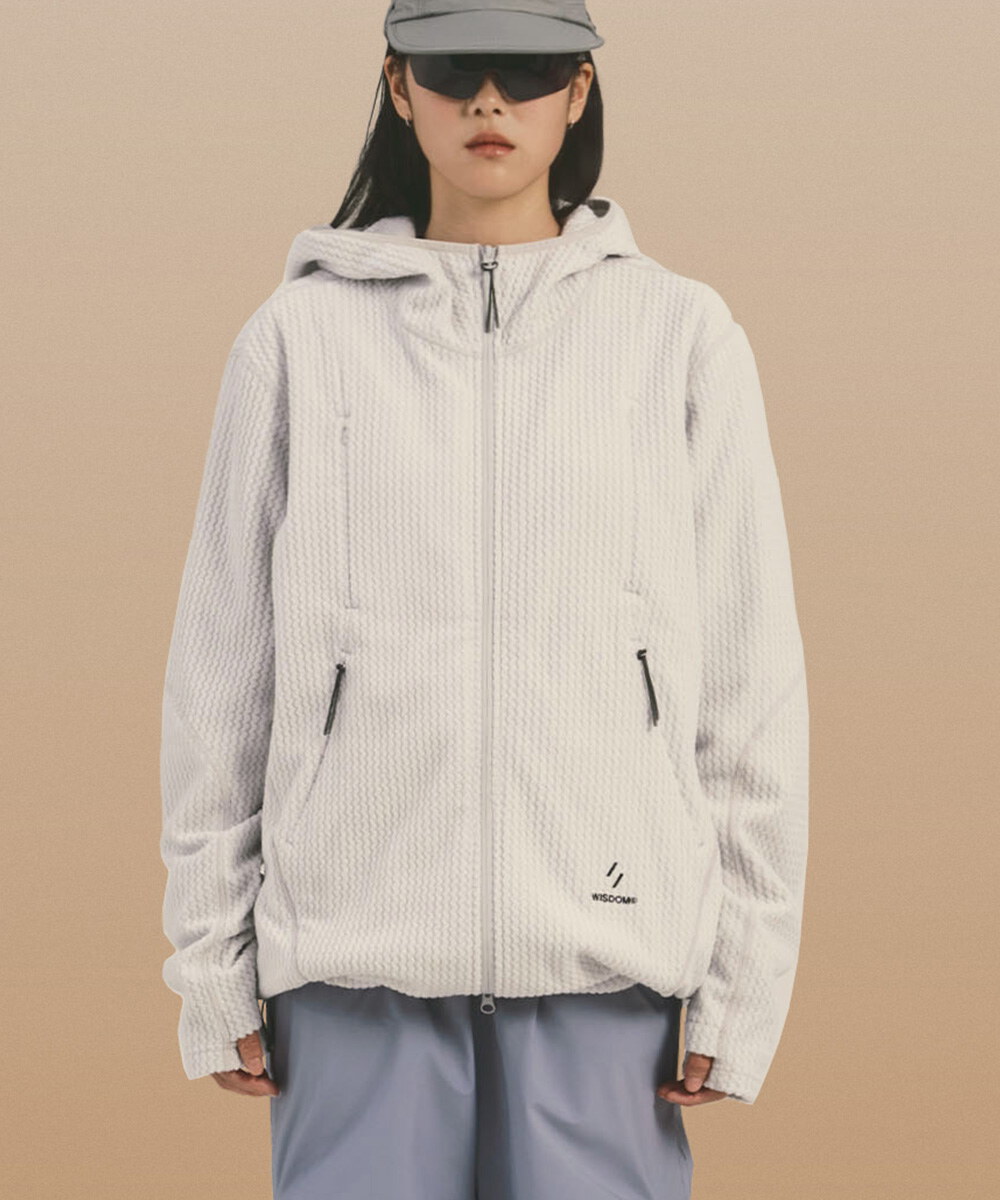 WISDOM X WELTER EXPERIMENT 聯名刷毛連帽外套 Fleece Hoodie Zip-up