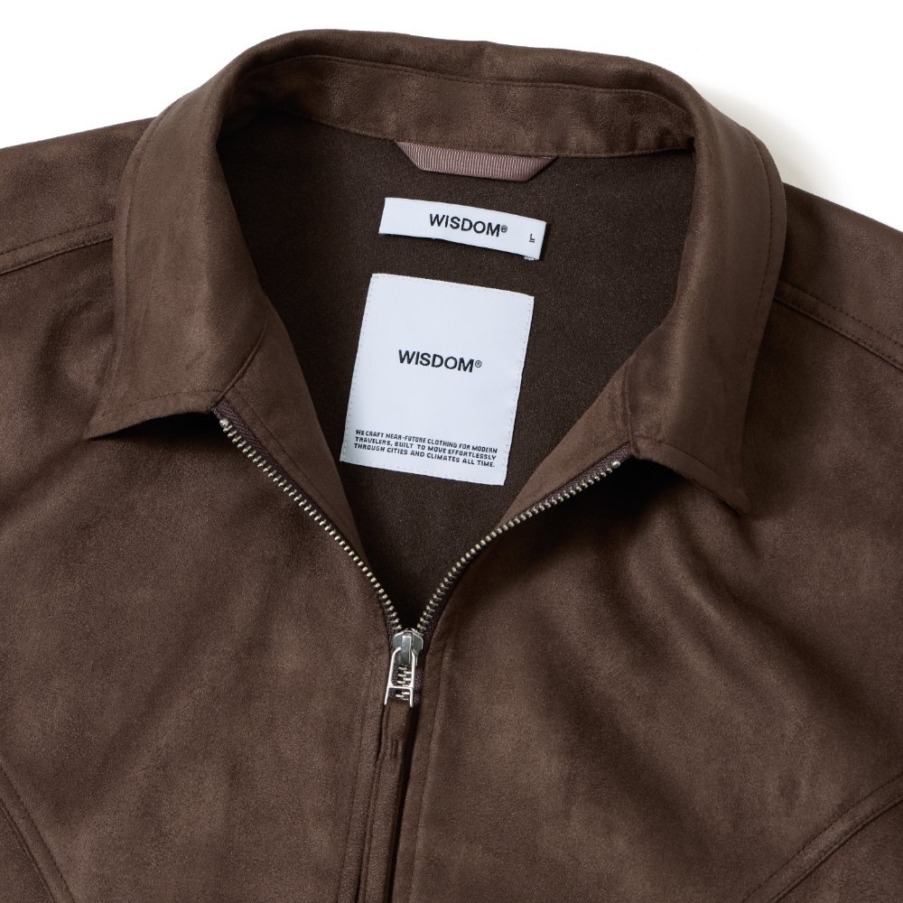 仿麂皮外套 FAUX SUEDE JACKET