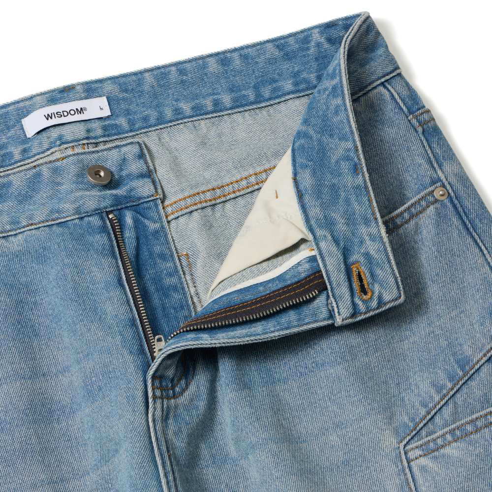水洗丹寧長褲 VINTAGE LOOSE STRAIGHT JEANS