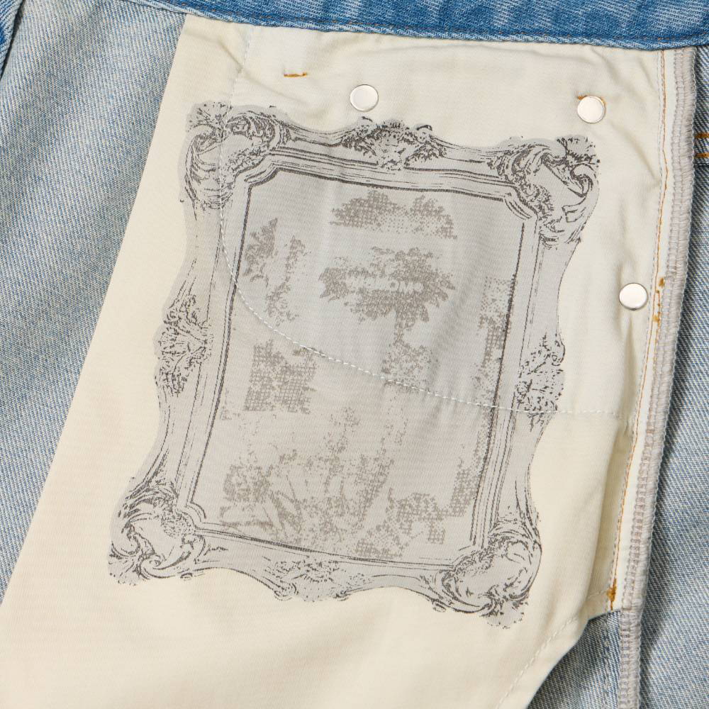 水洗丹寧長褲 VINTAGE LOOSE STRAIGHT JEANS