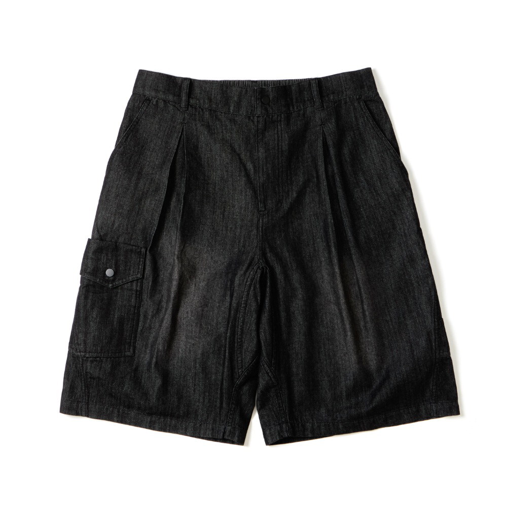 水洗丹寧短褲 WISDOM WASHED DENIM SHORTS