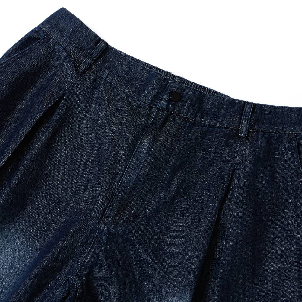 水洗丹寧短褲 WISDOM WASHED DENIM SHORTS