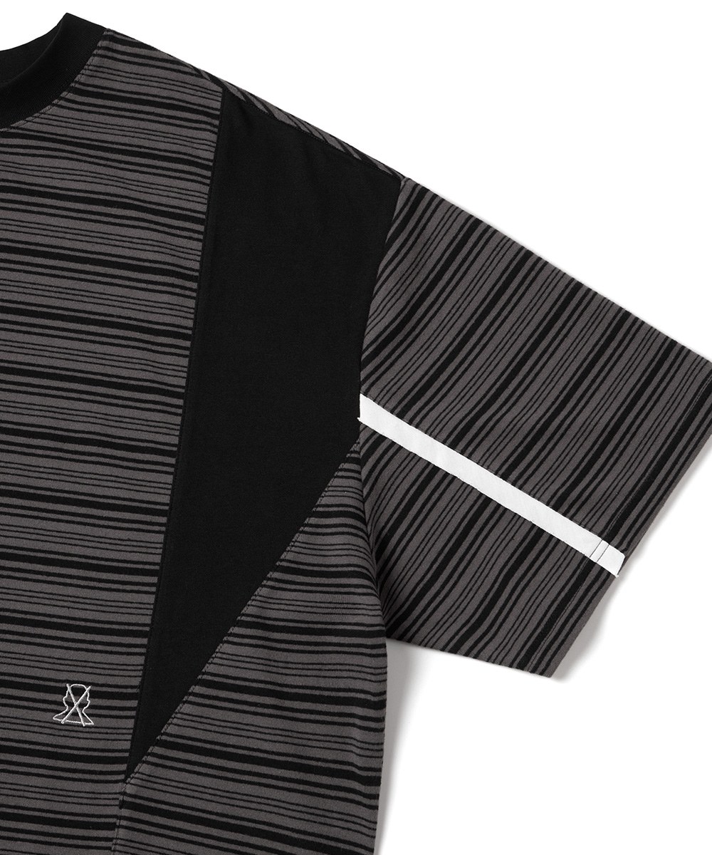 條紋上衣 6:33 MALACHITE SPLIT STRIPE TEE
