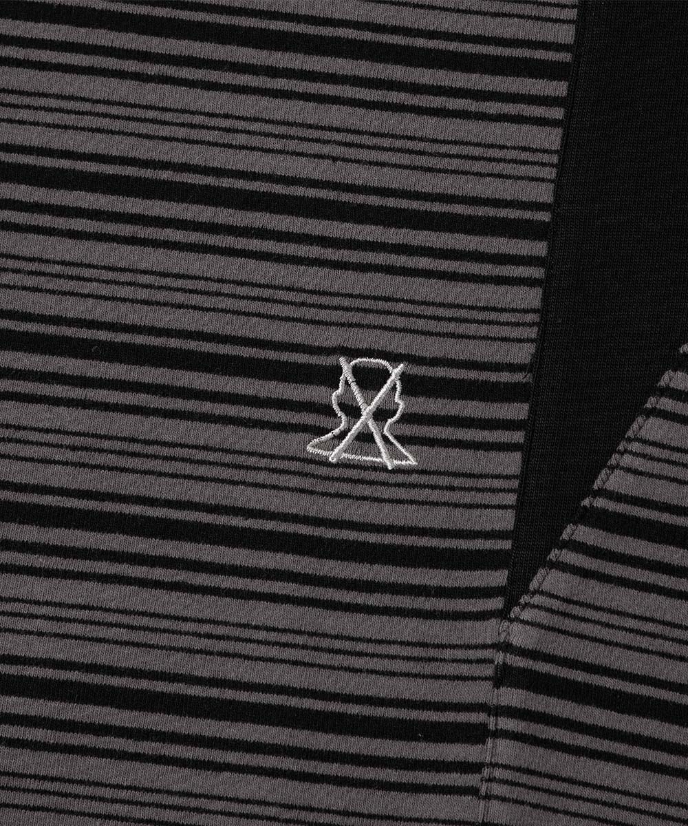 條紋上衣 6:33 MALACHITE SPLIT STRIPE TEE