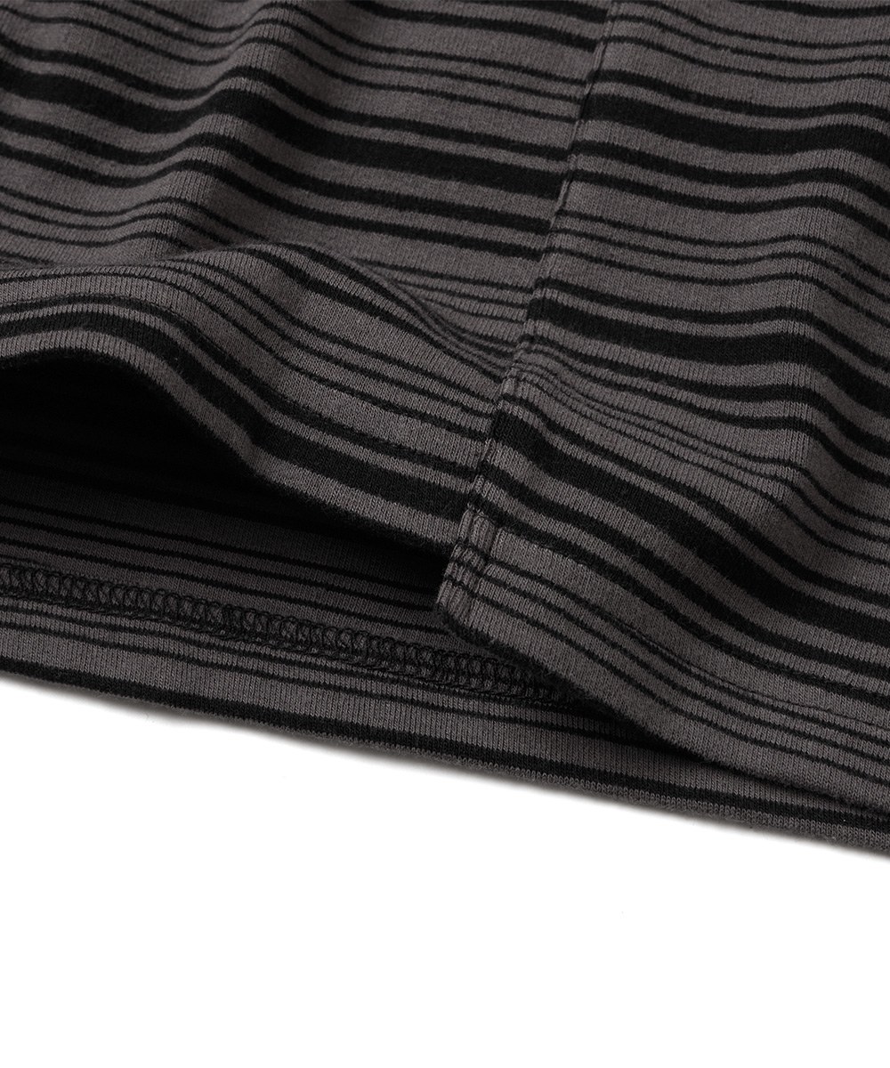 條紋上衣 6:33 MALACHITE SPLIT STRIPE TEE