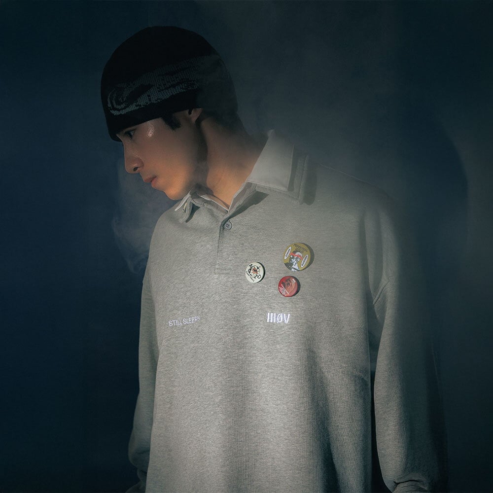 針織 Polo 上衣 W10S DMG POLO SWEATER