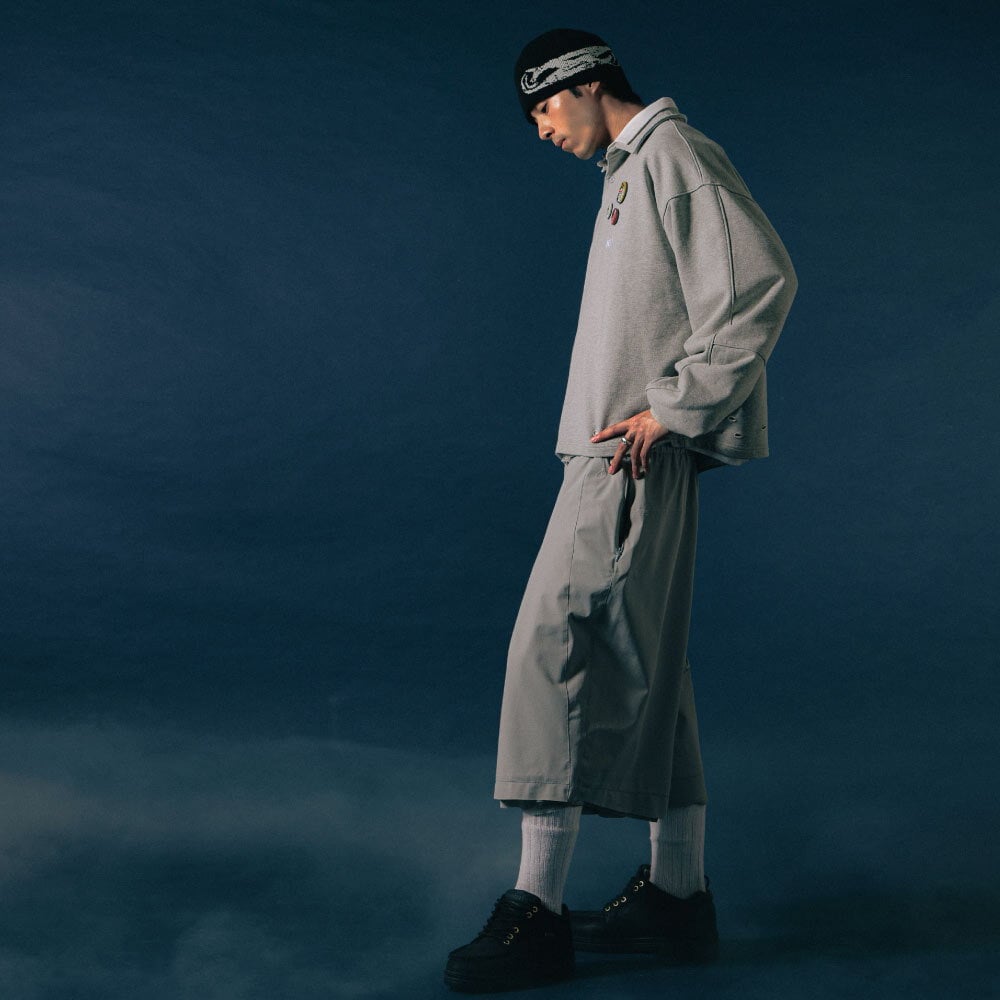 針織 Polo 上衣 W10S DMG POLO SWEATER