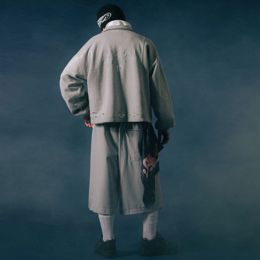 針織 Polo 上衣 W10S DMG POLO SWEATER