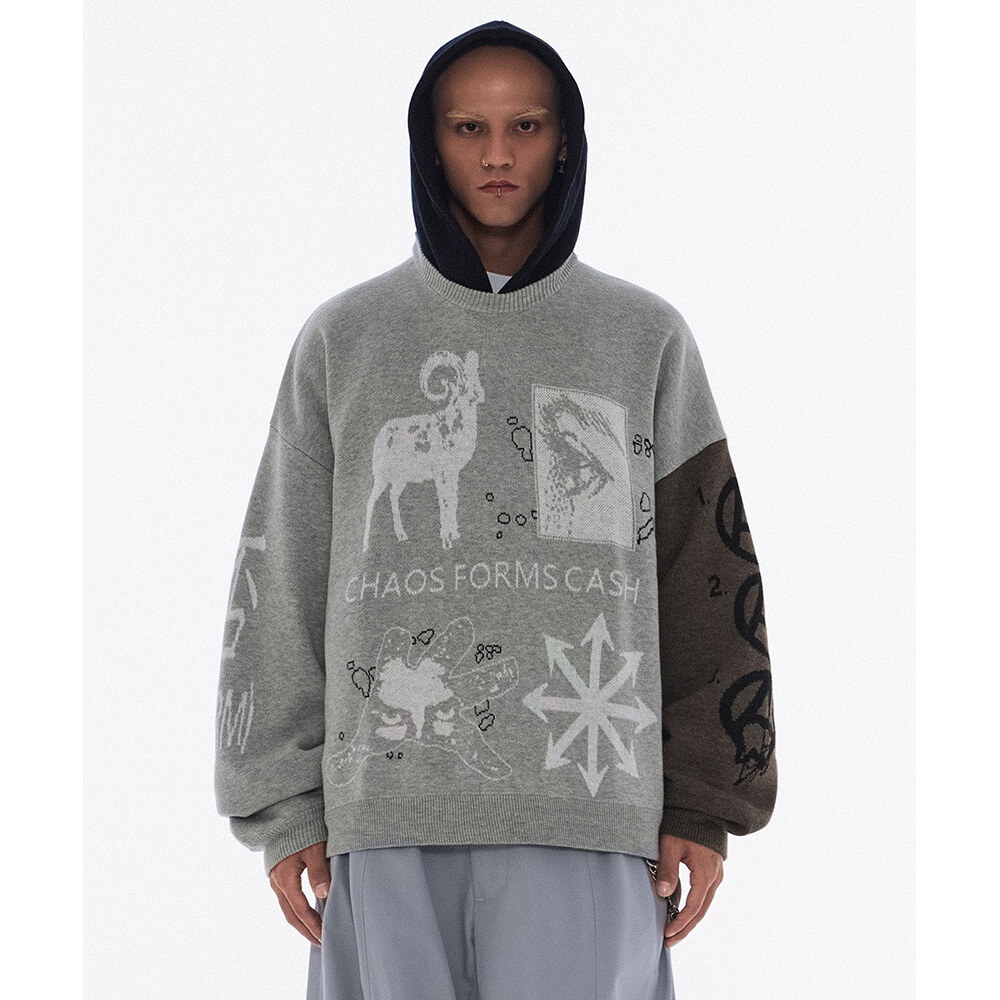 針織毛衣 2:50 MIRAGE 5-3X JACQUARD SWEATER