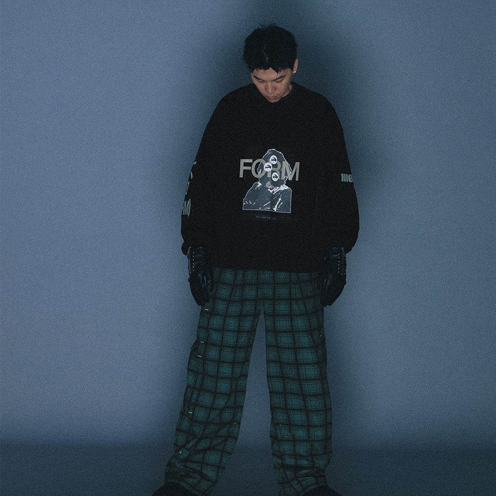 圖像上衣 2 46 MACHINES DMG CREWNECK SWEATER