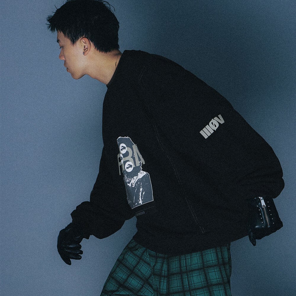 圖像上衣 2 46 MACHINES DMG CREWNECK SWEATER