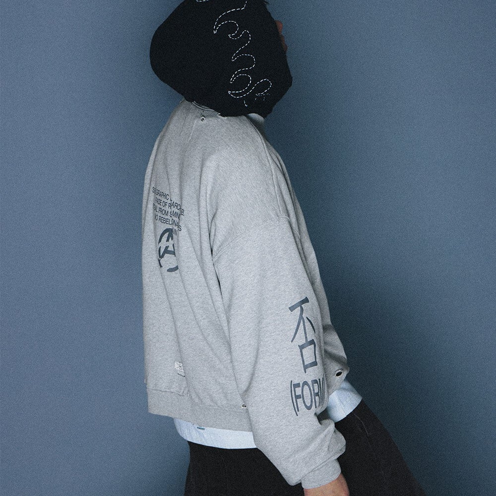 圖像上衣 2 46 MACHINES DMG CREWNECK SWEATER