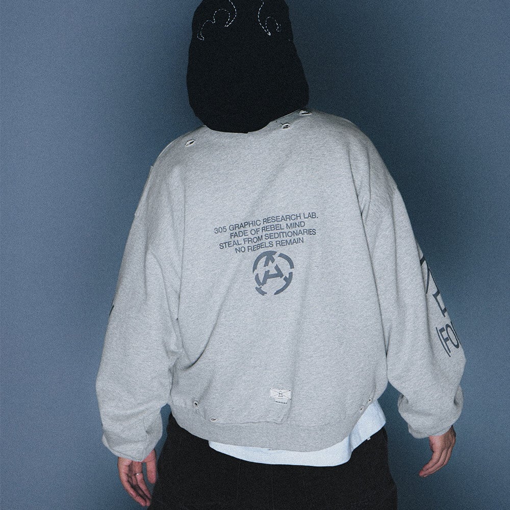 圖像上衣 2 46 MACHINES DMG CREWNECK SWEATER