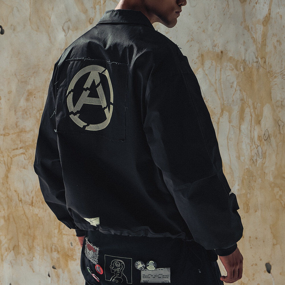 切割工裝外套 3 25 CHEAPSKATES SLASHED WORK JACKET