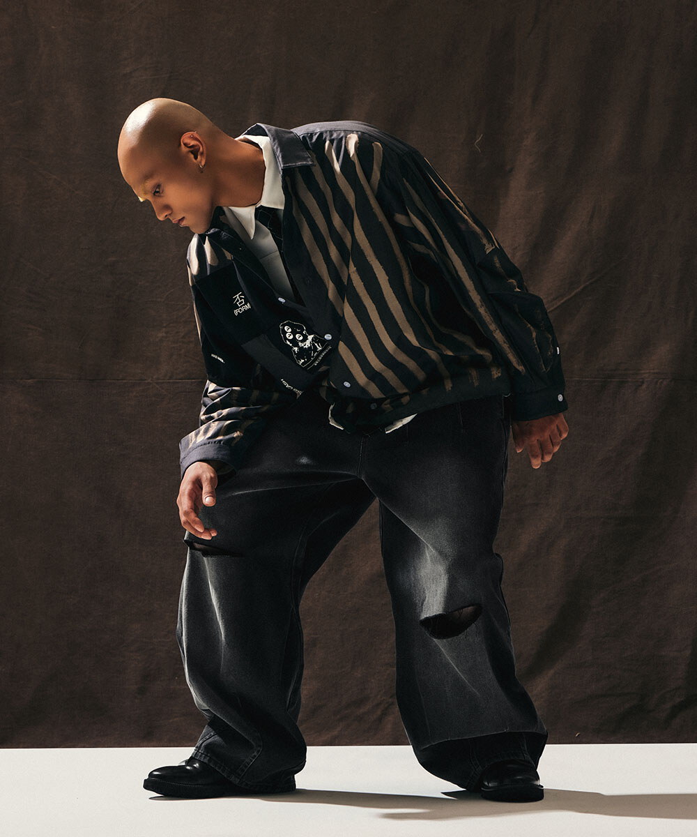 牛仔寬褲 Vampyr  Bondage Wide Denim