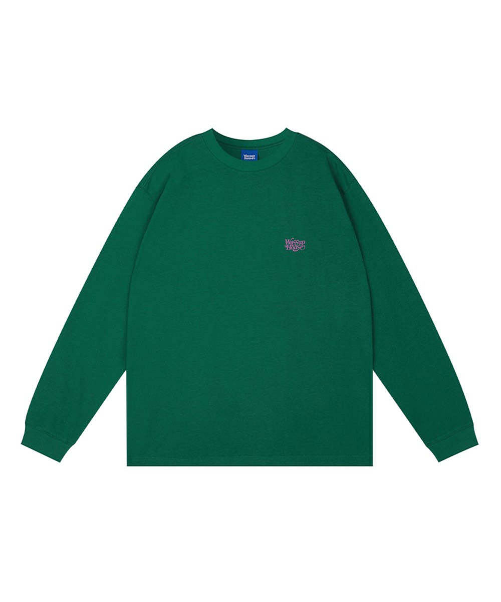 襯線字體長袖T恤 Retro Slogan Long Sleeve T-shirt
