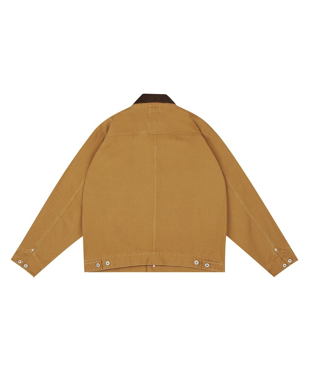 水洗做舊工裝夾克 Basic Detroit Jacket