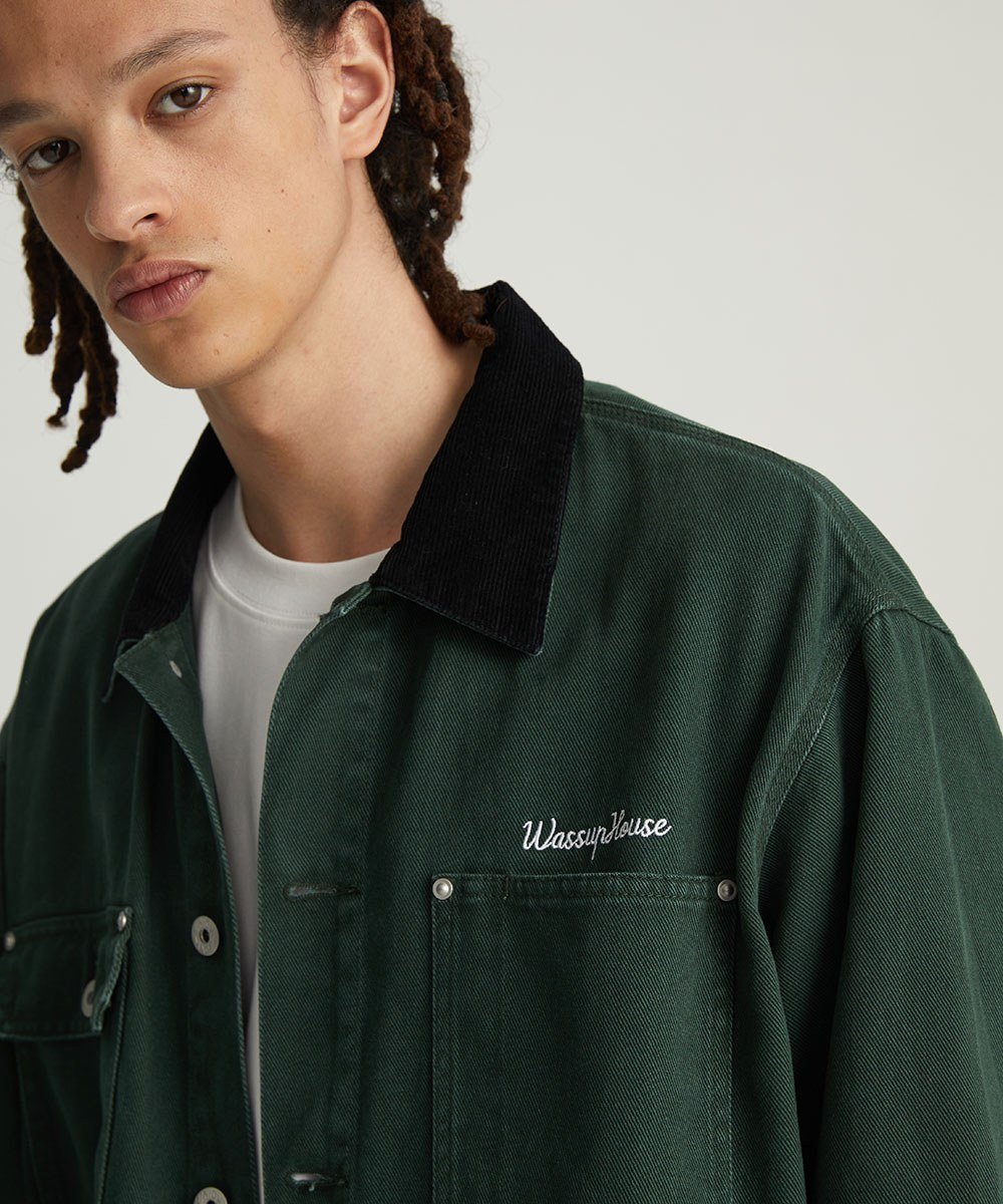 水洗做舊工裝夾克 Basic Detroit Jacket