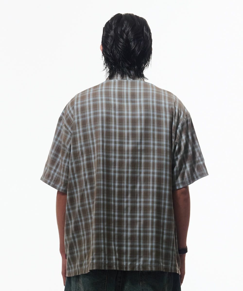 格紋短袖襯衫 Cuban Collar Shirt