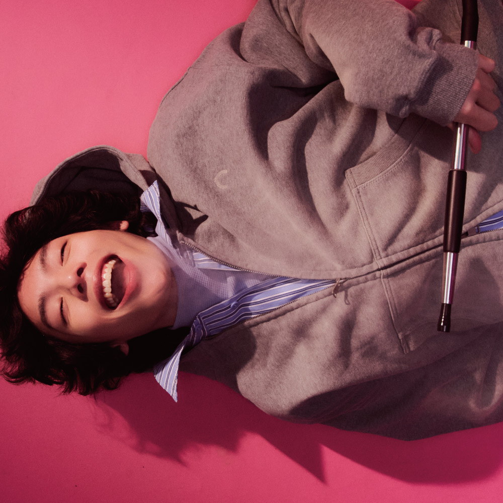 水洗拉鍊衛衣外套