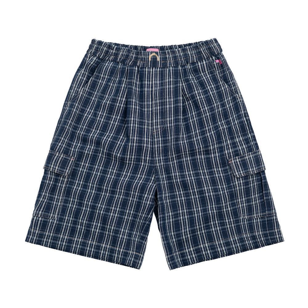 格紋牛仔短褲 PLAID JORTS
