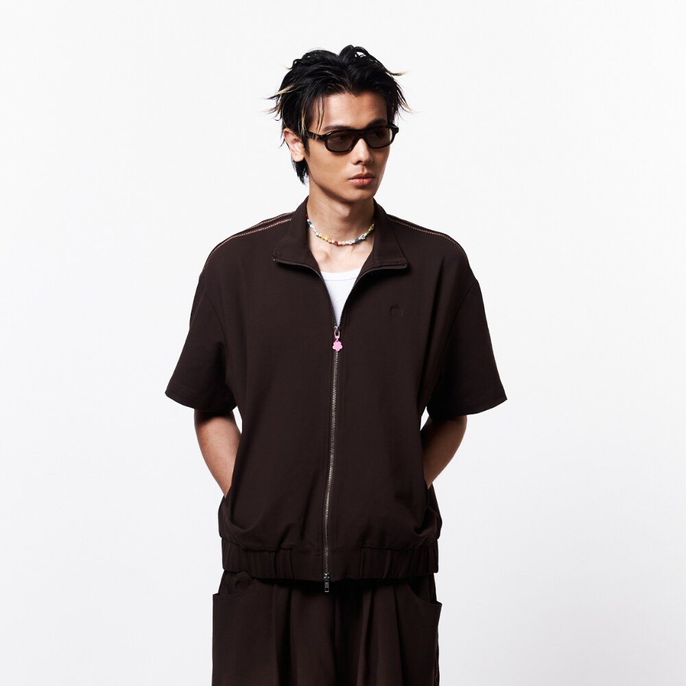 短袖拉鍊衫 ZIP TRACK SHIRT