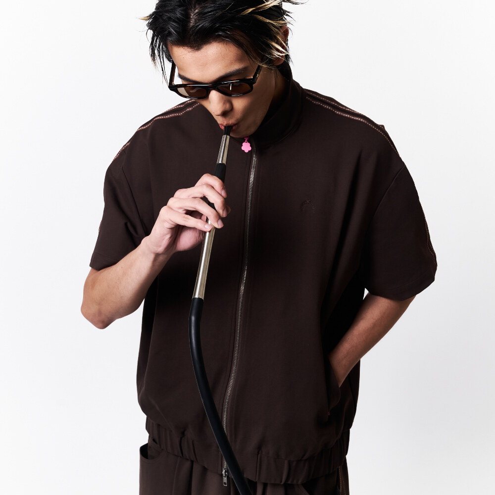 短袖拉鍊衫 ZIP TRACK SHIRT
