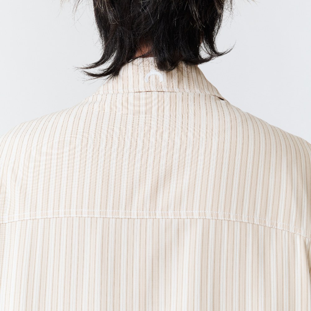 條紋拉鍊外套 ZIP SHIRT JACKET