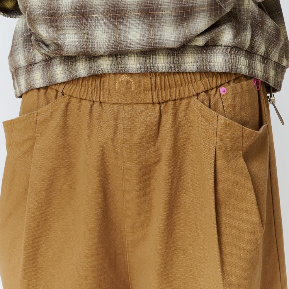 打褶七分褲 WORK JORTS