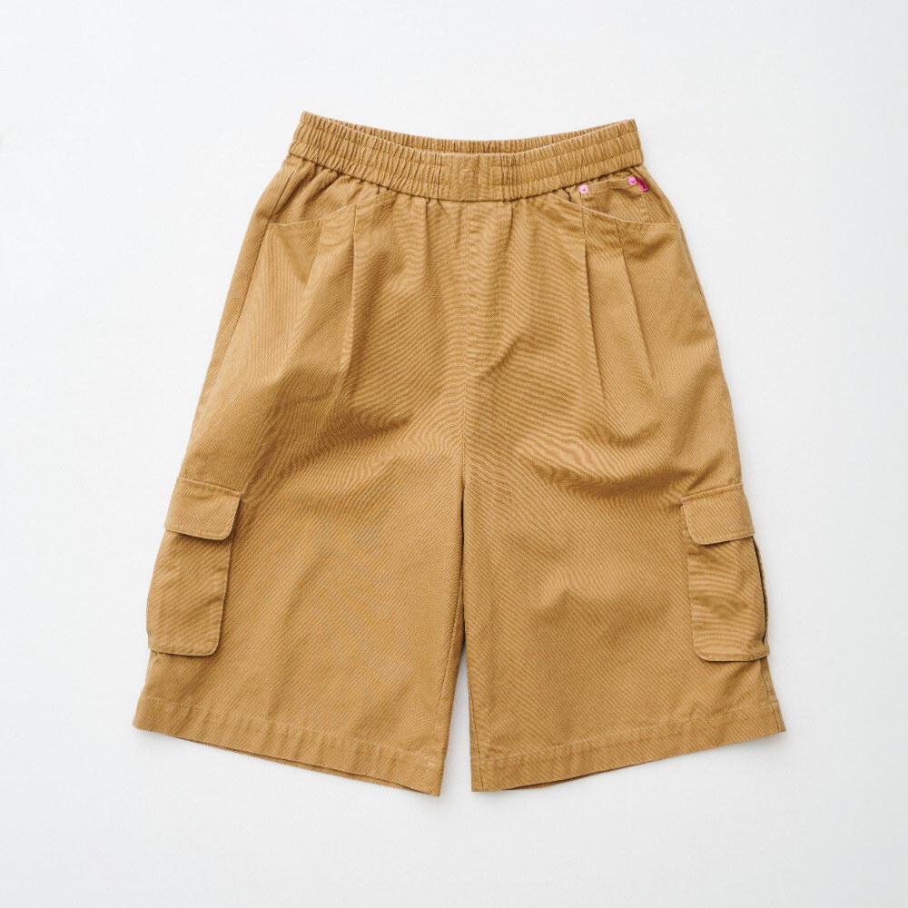 打褶七分褲 WORK JORTS