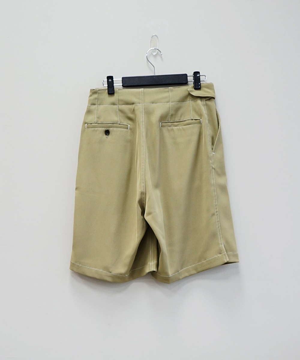 BELTED WIDE LEG SHORTS