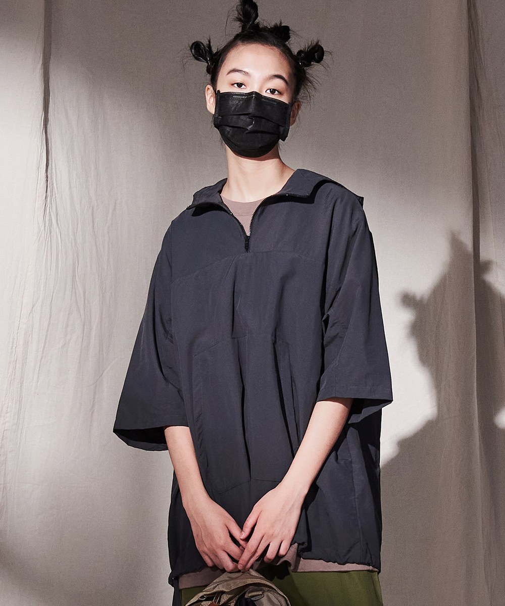 抗UV連帽短袖上衣