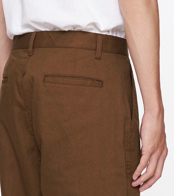 好著-彈性棉質打褶錐形長褲