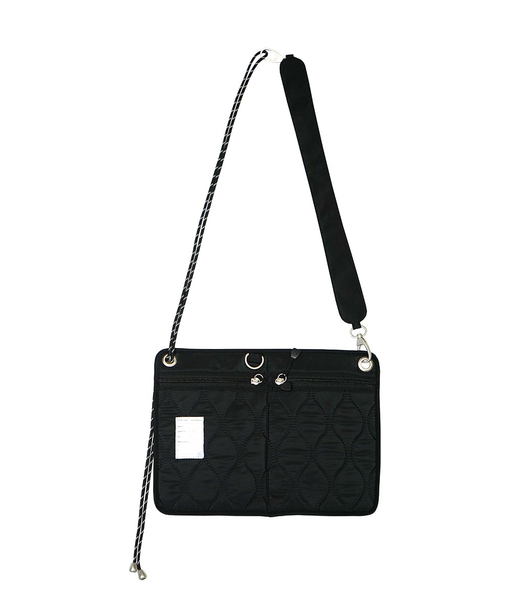 mouggan X plain-me 3WAY鋪棉衍縫腰包