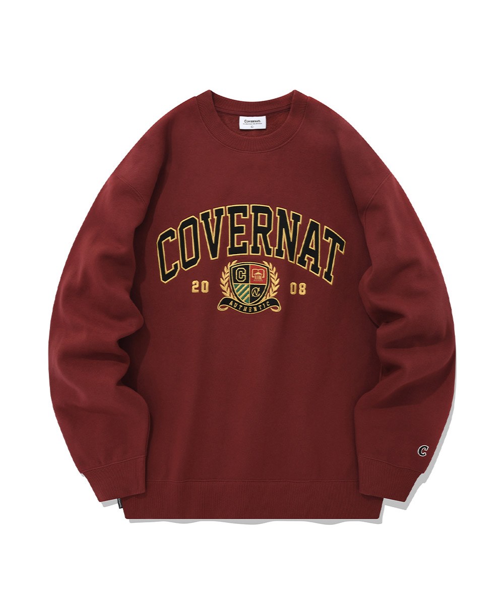學院風大學Tee PREPPY EMBLEM SWEATSHIRTS