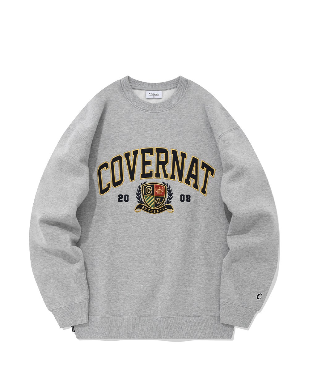 學院風大學Tee PREPPY EMBLEM SWEATSHIRTS